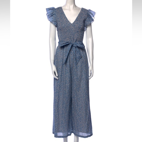 Rebecca Taylor La Vie V-neck Jumpsuit size Small - Picture 7 of 9